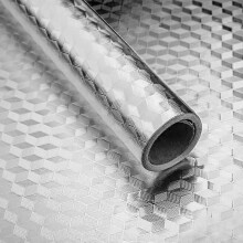 40x1000cm Köksdekal av aluminiumfolie - Självhäftande folietapet - Antiolja för köksskåp