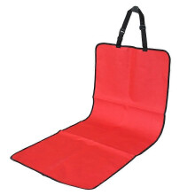 (Rojo) Funda para asiento delantero de coche para perro, alfombrilla para coche, transportador de mascotas,