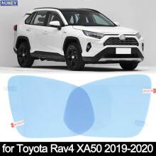 2X för Toyota Rav4 XA50 2019 2020 2021 Bilbackspegel Anti-dimma bländning vingspeglar regntäta