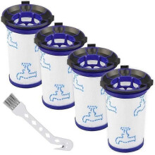 Filtre de rechange pour aspirateur Rowenta Pack de 4 Filtre de rechange pour Force 360 RH9037 RH9038