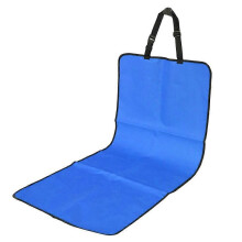 (Azul) Funda para asiento delantero de coche para perro, alfombrilla para coche, transportador de mascotas,