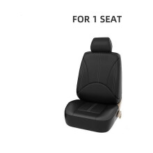 (2 stuks zwart) Autostoelhoes PU lederen kussen stoelbeschermer zachte zitvoering voor Renault Megane