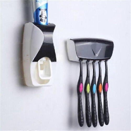 Automatisk tandkrämsdispenser Black Support