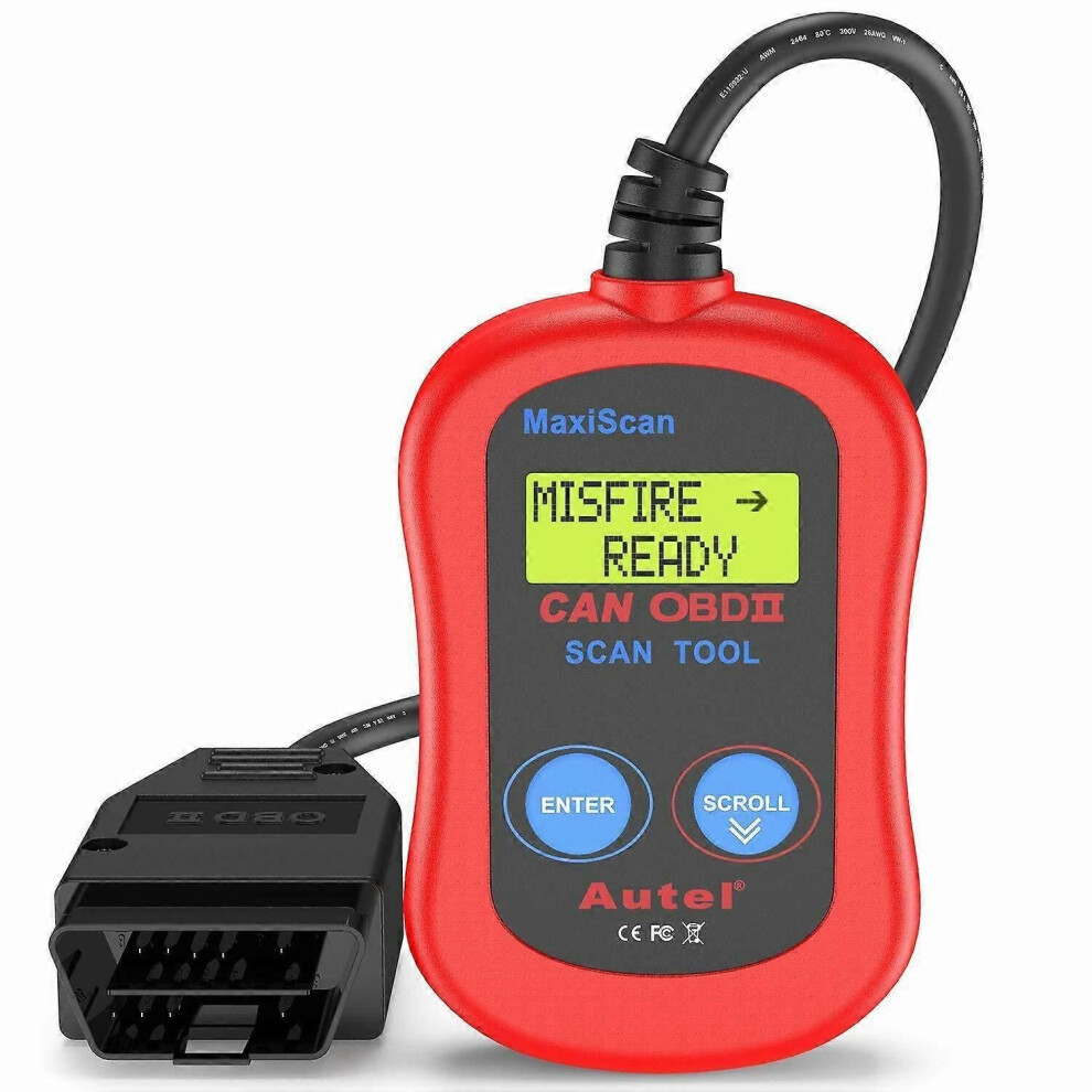 Autel MaxiScan MS300 OBD2 Scanner Car Diagnostic Scan Tool Code Reader Turn Off Check Engine Light Smog
