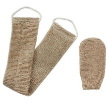 Rugwasband Exfoliërende handschoen met paardenhaarband Exfoliërende rugband van natuurlijk hennep voor