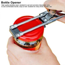 Ouvre-bouteille et ouvre-bocal réglable JNG Ouvre-bocaux et récipients Ouvre-boîte Décapsuleur En stock