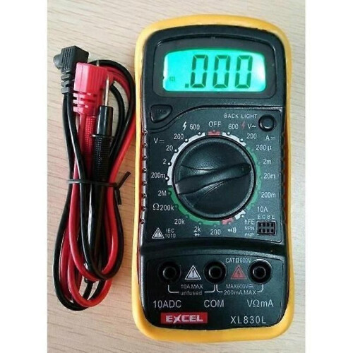 XCSOURCE Digitale LCD-multimeter Voltmeter Ampèremeter Volt OHM AC DC-circuittester Spanning SG145-SZ