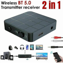 Bluetooth 50-mottagare 2-i-1 Bluetooth-mottagare SändaradapterBluetooth Audio Transmitter RCA Stereo