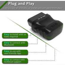(ELM327 V1.5)Bluetooth ELM327 V1.5 Auto OBD Scanner Code Reader Tool Bildiagnosverktyg Super MINI