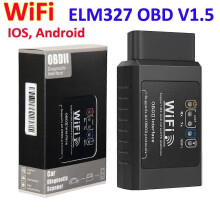 (WiFi V1.5)Bluetooth ELM327 V1.5 Auto OBD Scanner Code Reader Tool Bildiagnosverktyg Super MINI WiFi