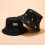 Men's Women's Bob Hat - Double Sided - Anti-UV - Black 1