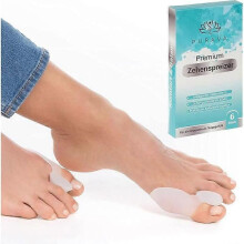 6x Hallux Valgus Zehenspreizer - Hallux Valgus Korrektor mit Box - Variante: Einheitsgröße Silikon