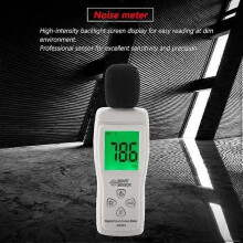 Digital ljudnivåmätare 30-130dB Professionell decibelmätning - Ljudnivåmätare - LCD-skärm