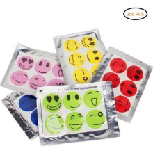 50 Packs DIY Mückenschutz Patches Anti-Mücken-Aufkleber Cartoon Ausdrücke Mückenschutz