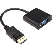 DisplayPort-VGA-muunnin - Musta - 1080p - 50/60Hz - 2,25 Gbps - Video