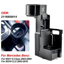Porte-gobelet pour voiture, support de console centrale, pour Mercedes Benz W211 Classe E 2003-2008
