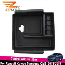 Accoudoir central intérieur de voiture en ABS pour Renault Koleos, Samsung QM6 (2016-2019)