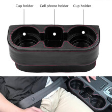 Porte-gobelet multifonction pour voiture, espace pour siège auto, gobelet, bouteille, téléphone, clés,