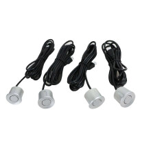 (CAPTEURS ARGENT UNIQUEMENT) Un ensemble de capteurs de stationnement à LED, détecteur de voiture automatique,