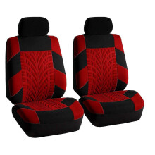 (2 seat red)Car Seat Covers Fit Most Car Truck SUV Van Breathable Auto Seat Cushion Protector Polyester