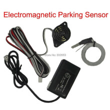 Fri frakt Elektromagnetisk parkeringssensor, inget borrhål, Car Reverse Backup Rada Sensors, Backup