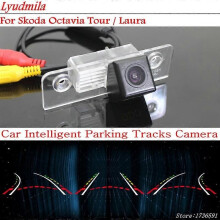 Lyudmila POUR Skoda Octavia Tour / Laura / Caméra de recul à trajectoire dynamique pour voiture avec
