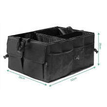 Organiseur de coffre de voiture, boîte de rangement multifonctionnelle pliable en nylon pour SUV et