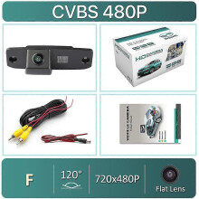 Caméra de recul CCD AHD 1080P avec vision nocturne et éclairage de plaque d'immatriculation pour Hyundai