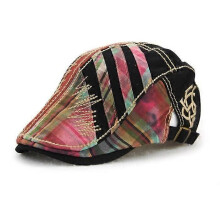 Zwart - Heren- en damespet met klep, Ivy Cap, Golfpet, Rijden, Zon, Cabbi