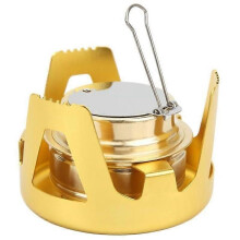 Mini réchaud de camping VINGVO, réchaud de pique-nique portable pour l'extérieur, mini brûleur à alcool
