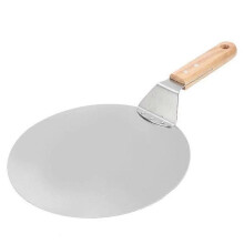 ZJCHAO Pelle à pizza Outil de cuisson de cuisine Spatule à pizza ronde en acier inoxydable Pelle Pâtisserie