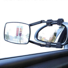 (FranceBlack) Rétroviseur de remorquage de voiture Rétroviseurs de remorquage à angle réglable Rétroviseur