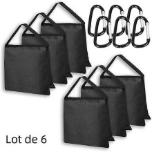 Gewichtstaschen, Pavillon-Sandgewichte, 6er-Pack, schwere Gewichte, Beingewichte, Sonnenschutzzelte,