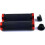 POIGNÉES DE VÉLO BMX VTT DOUBLE LOCK ON LOCK Noir Rouge 1