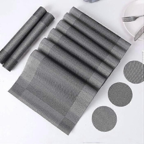 Placemats - Non-slip - Washable - Rectangular - 30 x 45 cm - Set of 6