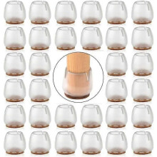 Lot de 32 embouts de protection en silicone pour pieds de chaise et de table