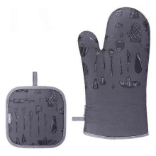 Ovenwanten, Keukenhandschoenen, Hittebestendig, Pannenlappen voor Ovenbarbecue, 1 Paar