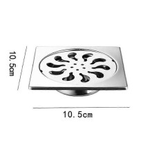 105x105 cm DN75 - 55 tum fyrkantigt duschavlopp special rostfritt stål ökning Drain'ea