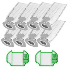 Sacs d'aspirateur pour Vorwerk Kobold VK7 FP7 8 sacs filtrants de rechange et 2 filtres pour Kobold