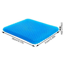 (36312.6) Cuscino per sedia in gel, cuscino per auto, cuscino per ghiaccio spesso, con design a nido