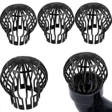 Set med 4 st rännskydd Rännskydd 145 * 11 cm - Märke - Svart