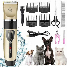 iThrough Hondentrimmer Hondentondeuse Kit Draadloze Elektrische Hondentondeuse Kattentondeuse