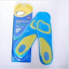 Schuheinlage - GEL ACTIV - weiche Silikondämpfung - Naturlatex-Einlegesohlen - blau