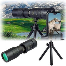 Telescopio monocular UVERBON con superteleobjetivo y zoom 4K, lente 10-300x40 mm, resistente al agua,