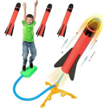 Rocket Launcher Toy - Ospecificerat - Kit med 3 skum raketkastare - Säkert - För barn 4-9 år