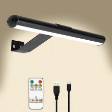 Applique murale télécommandée Image Lampe LED sans fil Batterie rechargeable pour œuvres d'art Luminosité