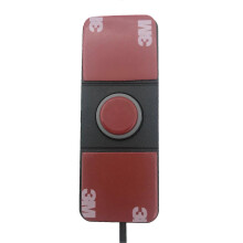 (Rouge) Système vidéo Capteur de stationnement de voiture 4 Parktronics 16 mm Capteurs plats Capteur