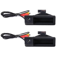 2 caméras de recul pour poignée de coffre de voiture pour BMW E90, E91, E92, E93, E53, E82, E88, X1,