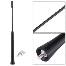 Antenne de voiture DUOKON universelle antibruit FM, 9 pouces, remplacement pour voiture avec vis