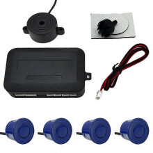 (BlueOther) Capteur de recul à 4 sondes pour voiture, détecteurs de stationnement arrière avec avertisseur